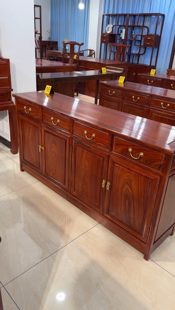 花梨木类柜类家具158*40*80餐边柜刺猬紫檀