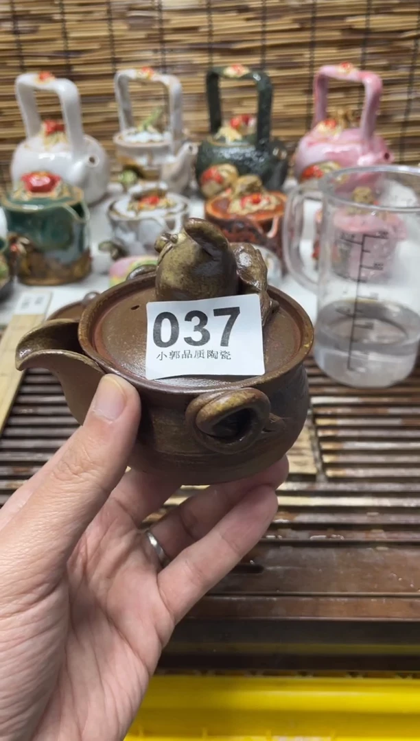 【闪购商品】杯037精美粗陶手工柴烧