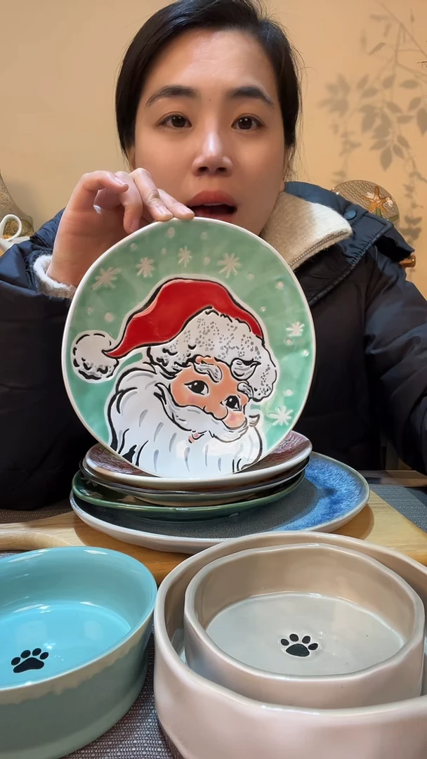 【闪购商品】瓷片瑕疵款 8.5英寸盘 介意勿拍