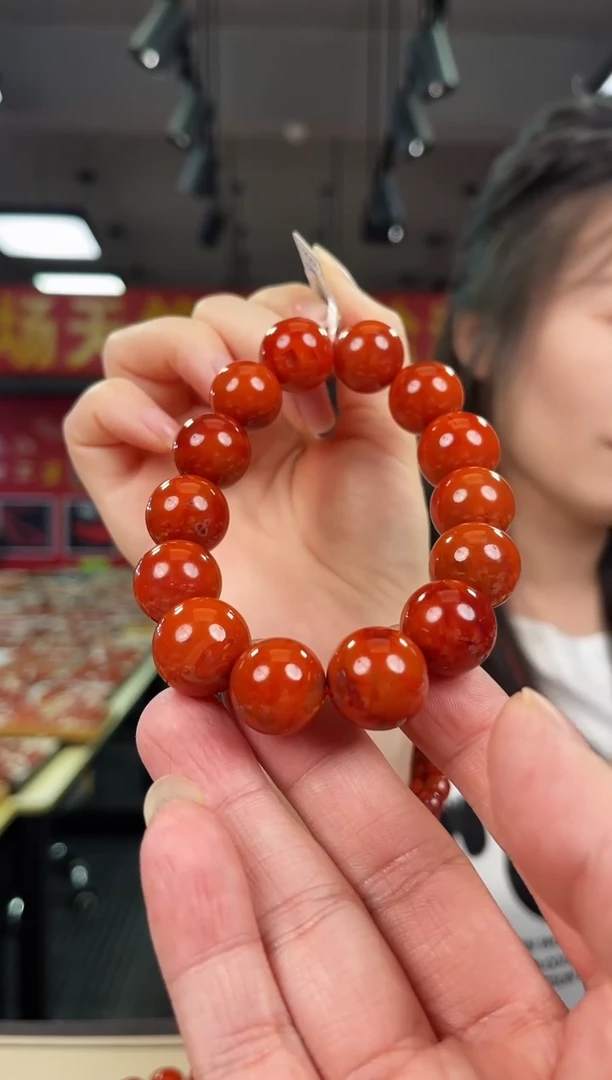 未镶嵌瓦西手串16+南红玛瑙一个/条