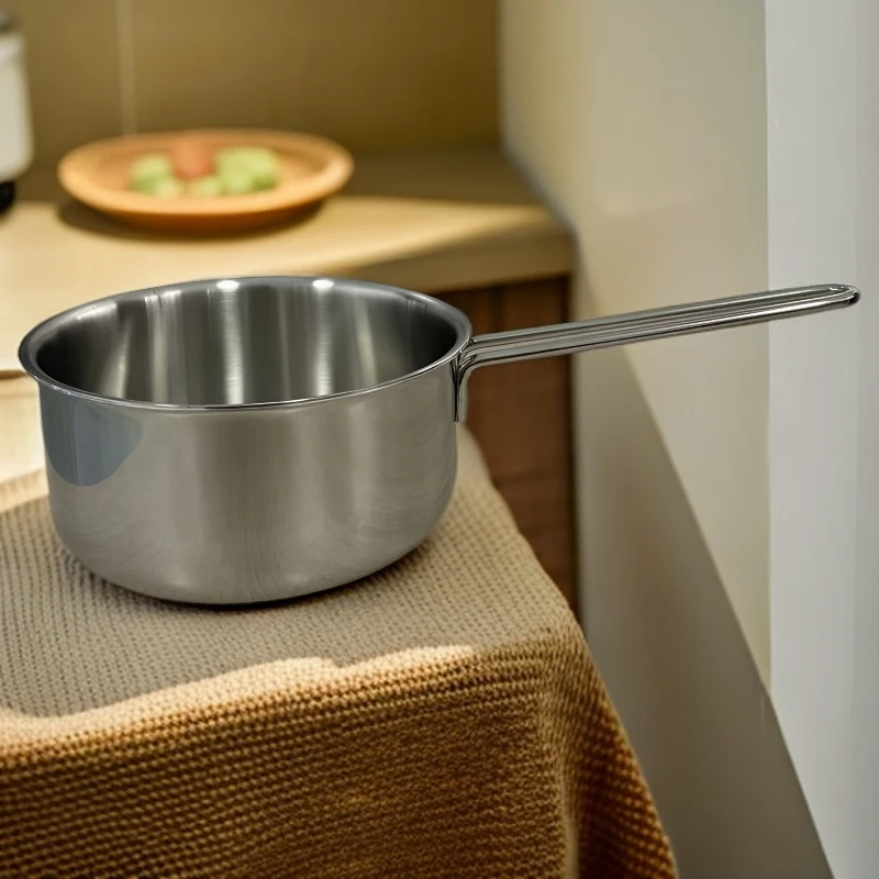 【总】16-20cm大牌同线单柄镜面/磨砂工艺奶锅