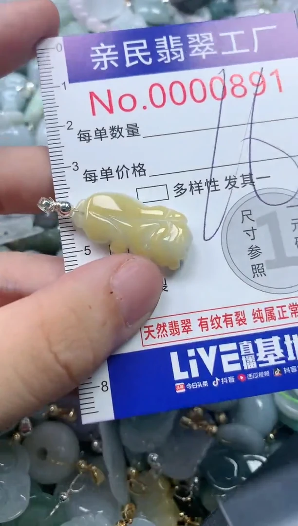 翡翠未镶嵌吊坠(不含链)891