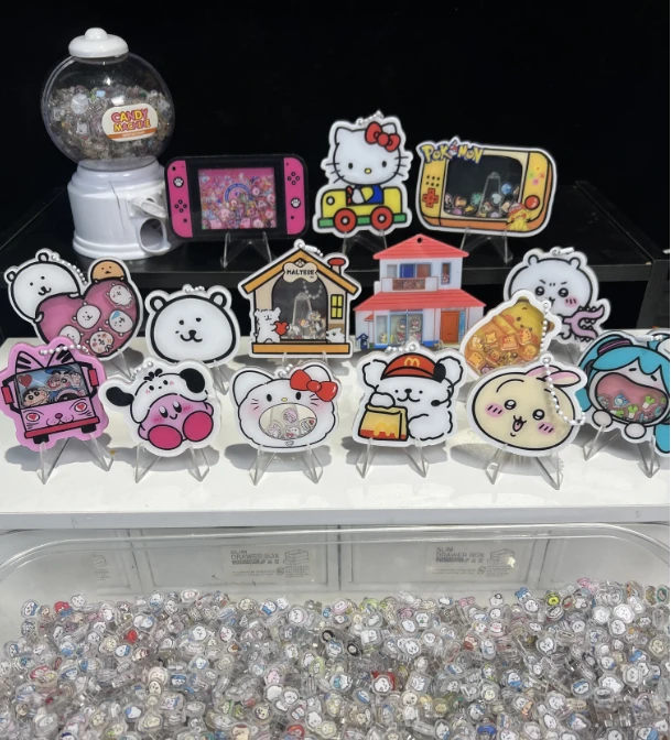 1cm可爱亚克力片全家福