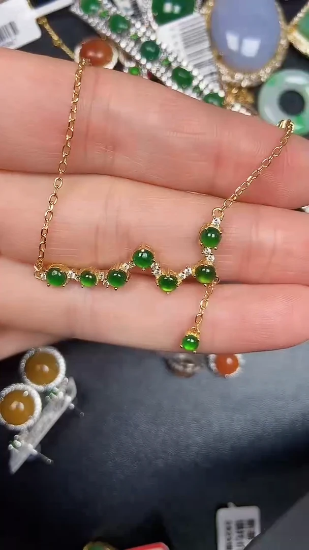 银S925镶嵌戒指翡翠2200