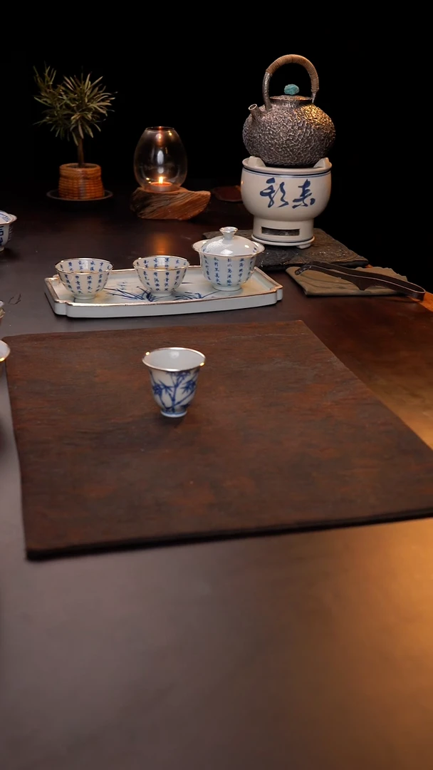 手绘竹子单杯包银