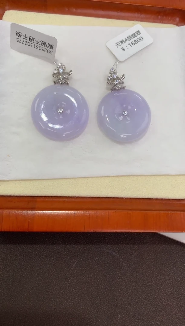 翡翠银S925镶嵌颈饰天然缅甸a货翡翠多样性发一