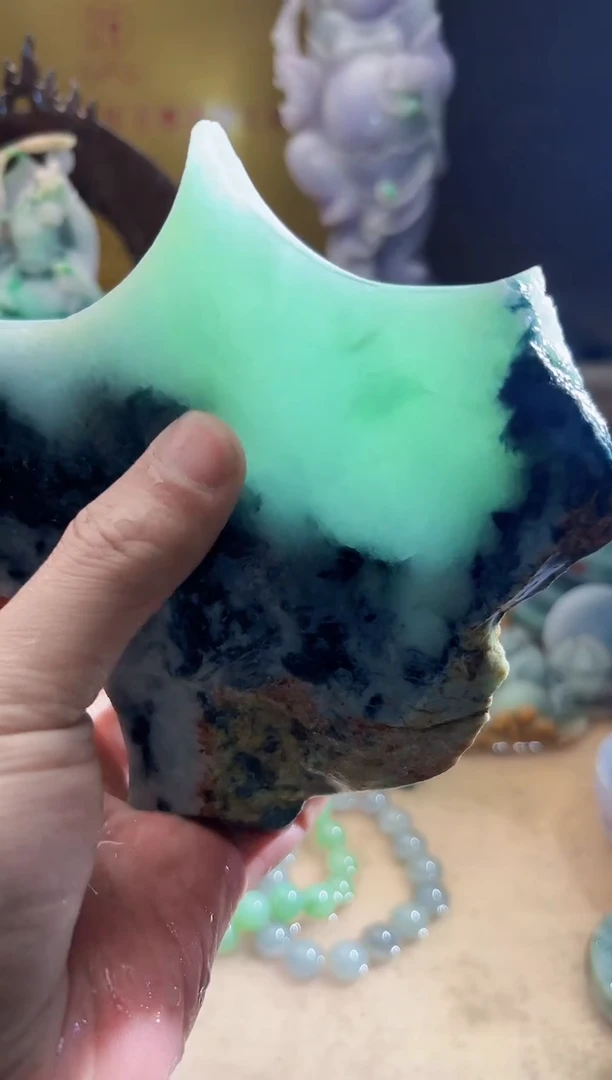未镶嵌挂件翡翠A货张麦6757