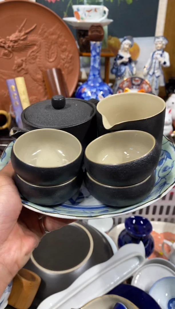道**然瓷器 餐具 摆件 工艺品   不带托盘