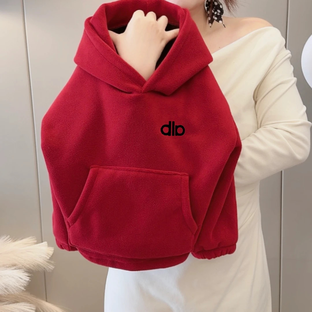 儿童冬季男女童小中大童同款亲子连帽卫衣保暖百搭拜年服本命年