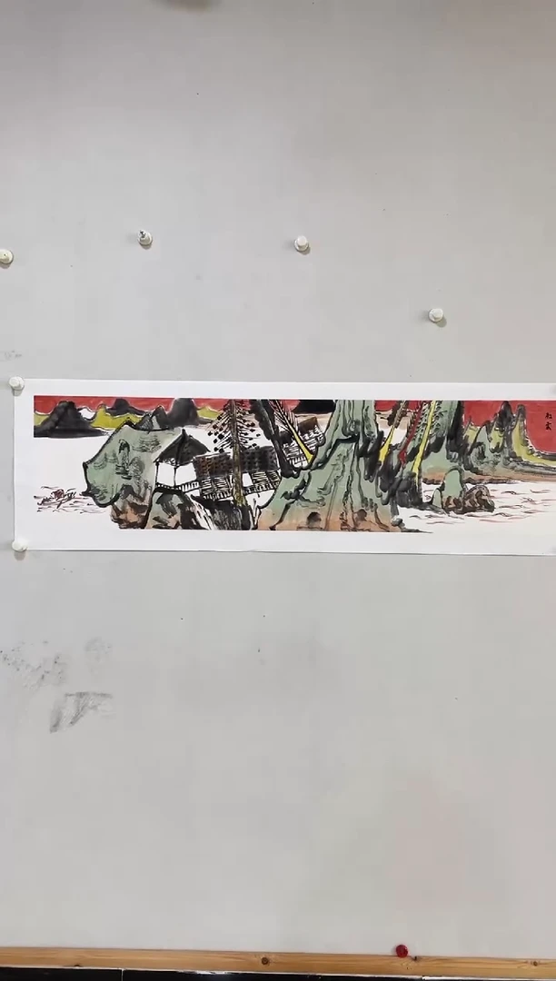 国画Y-高殿霞老师绘画作品-4平尺展览原作（带荣宝斋宁波证书）