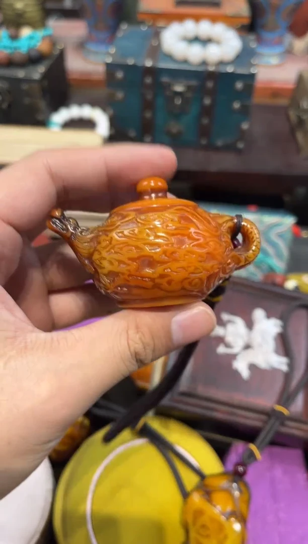 未镶嵌蜜蜡裸石Q刘哥高端专属精品15