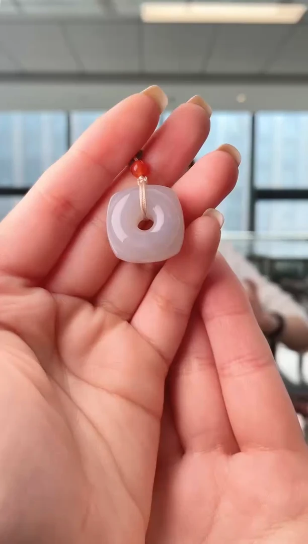 颈饰未镶嵌和田玉扣 无