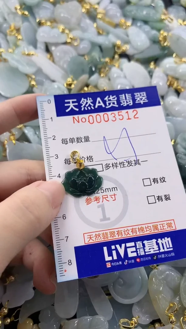 颈饰未镶嵌翡翠天然A货翡翠