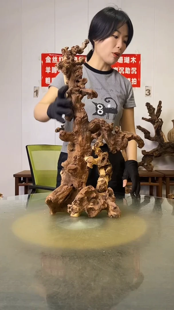 香榧木一****！金丝红木   羊蹄甲