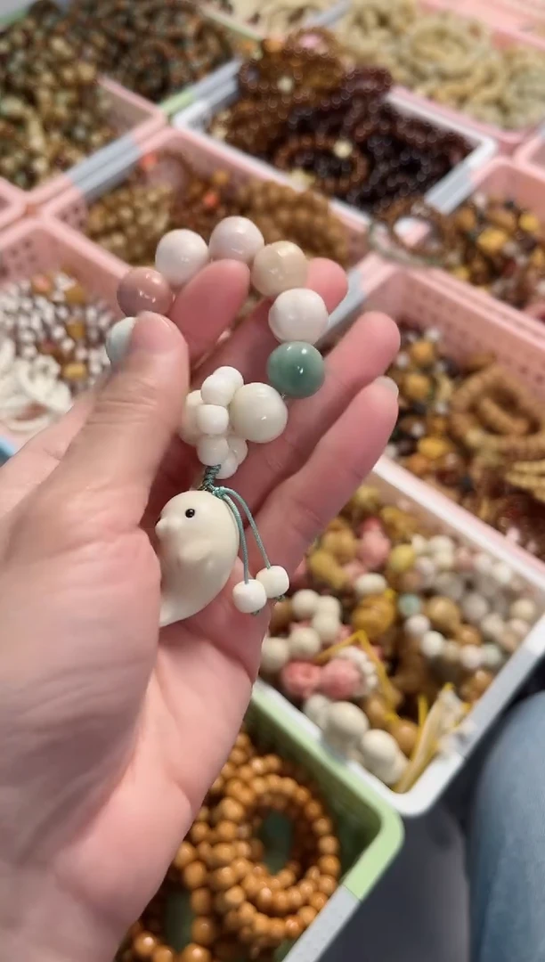 【闪购商品】菩提根/象牙果手串菩提根鲨鱼背手捻搭配小海豹