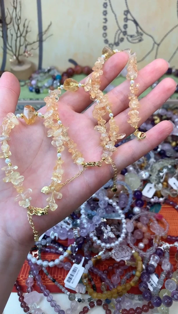 水晶手链未镶嵌216手串