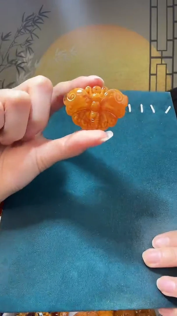 【闪购商品】琥珀裸石未镶嵌A0578天然蜜蜡绑绳