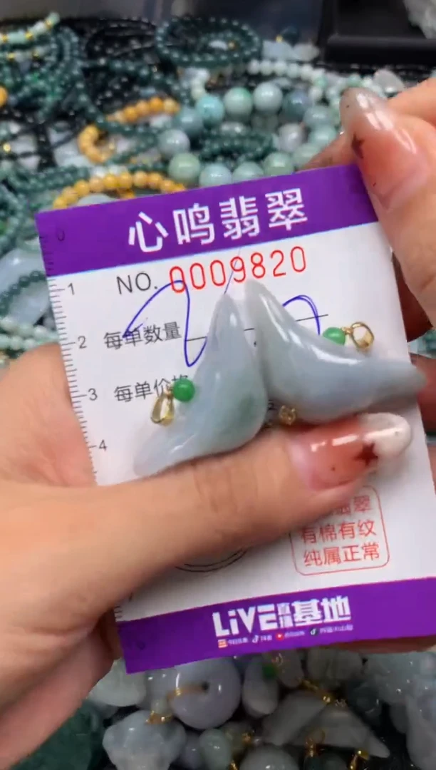 翡翠未镶嵌颈饰闪购009820