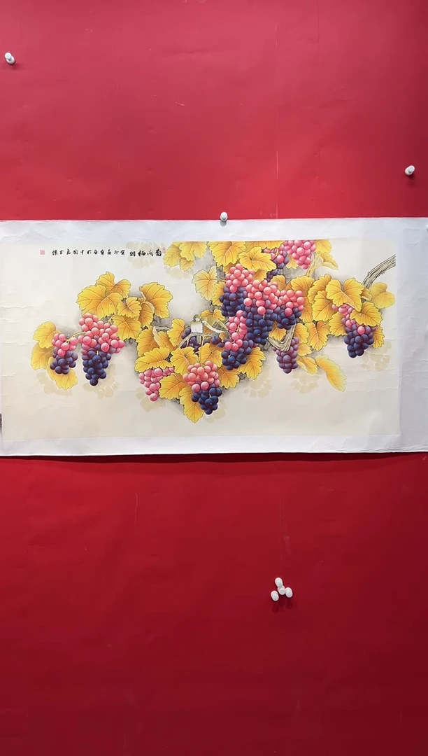 国画画家陆远华手绘国画