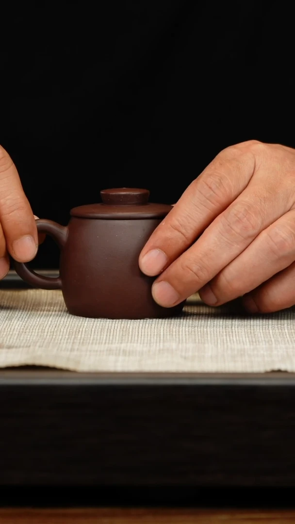 茶壶紫砂老紫泥小巨轮