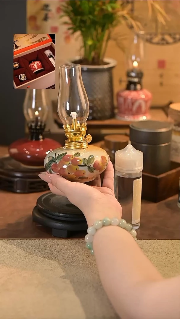 陶瓷景德镇陶瓷香薰灯摆件