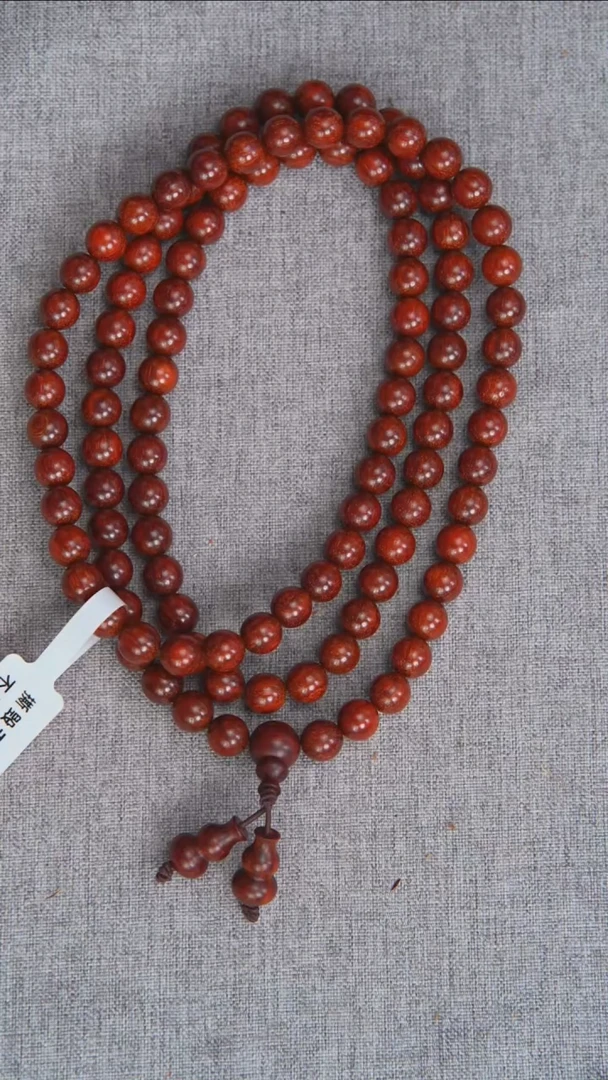 檀香紫檀（小叶紫檀）手串/手链紫檀08*108高密多金星 随机发