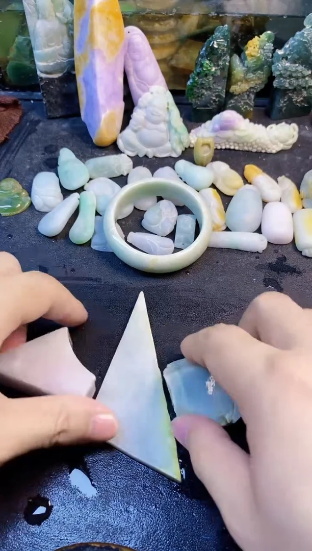 未镶嵌挂件翡翠天然翡翠0098