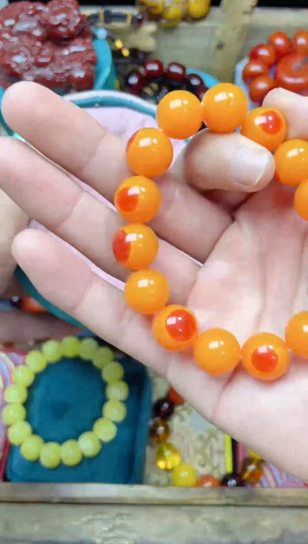 未镶嵌琥珀手链点击链接下单即可