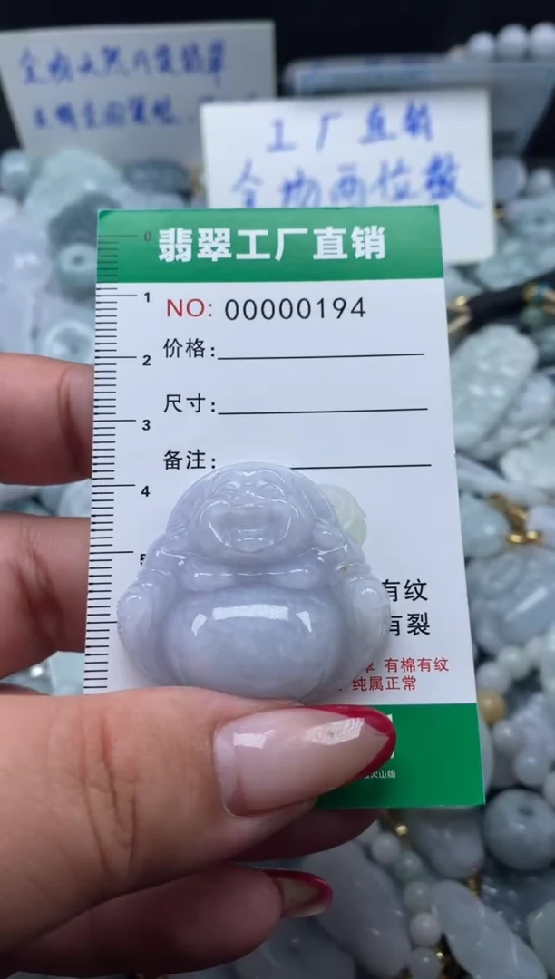 翡翠未镶嵌颈饰天然A货翡翠0194