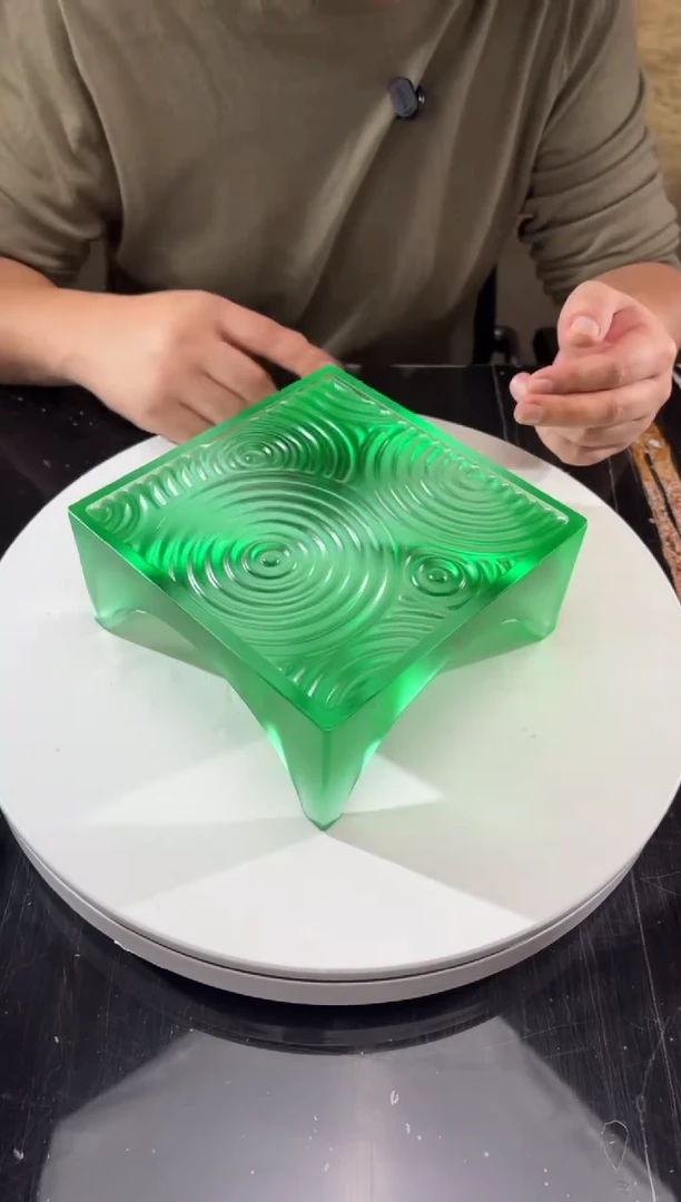 摆件祖母绿壶承艺术摆件