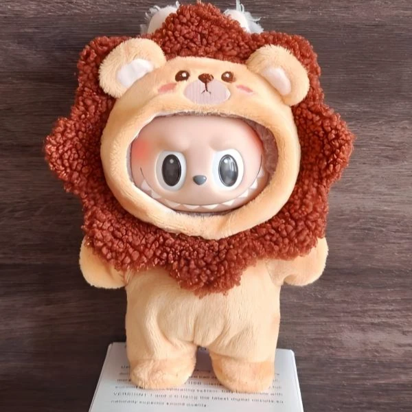 （仅娃衣）一二代La bu bu娃衣服毛绒搪胶公仔狮子娃衣