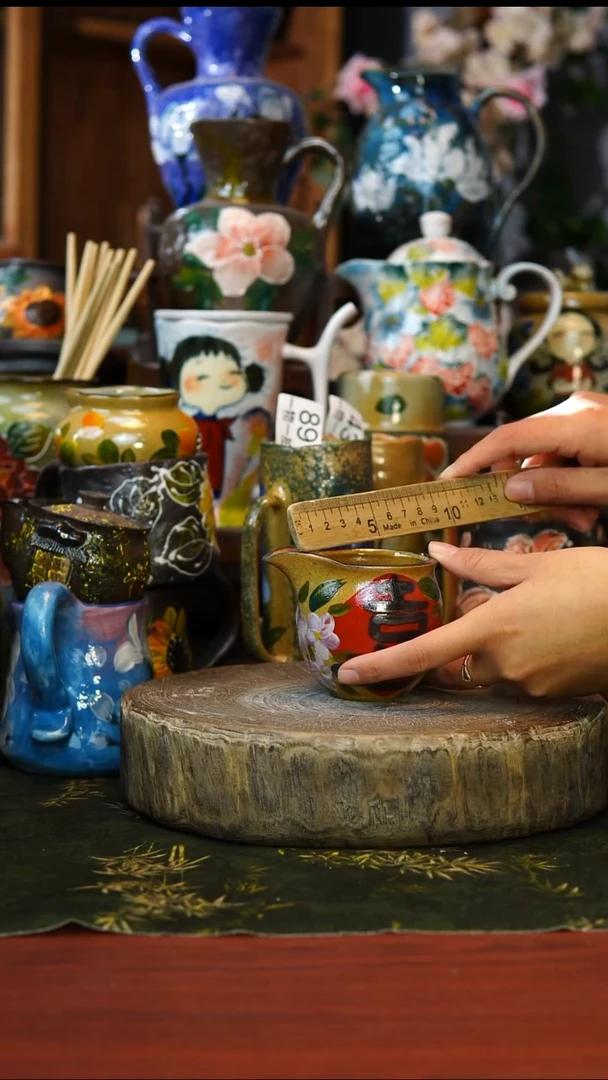 花瓶/杯子/碗133景德镇手工高温釉下彩