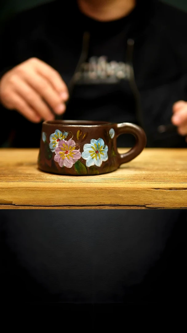 @@陶园瓷舍@@纯手工手绘@高温釉下彩