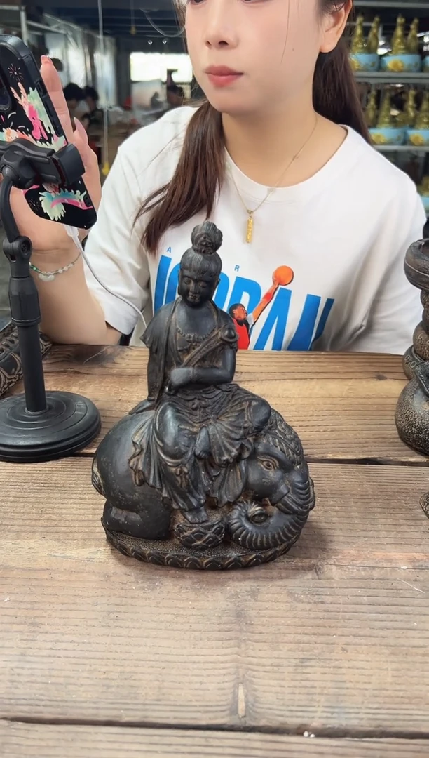 陶土【火山泥】普贤菩萨