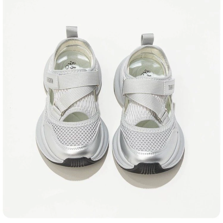 2025夏季交叉带厚底凉鞋老爹