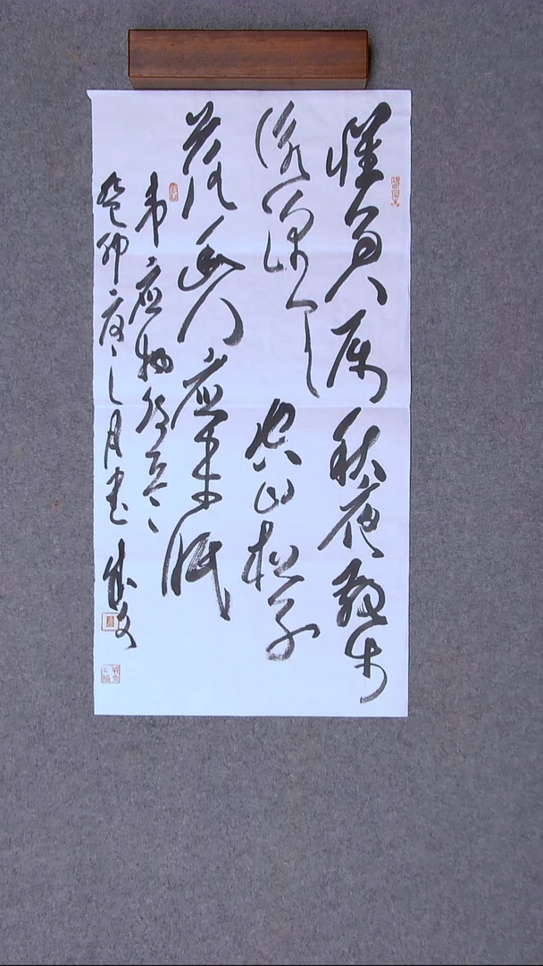 书法苟成文 甘肃 69*34尺寸