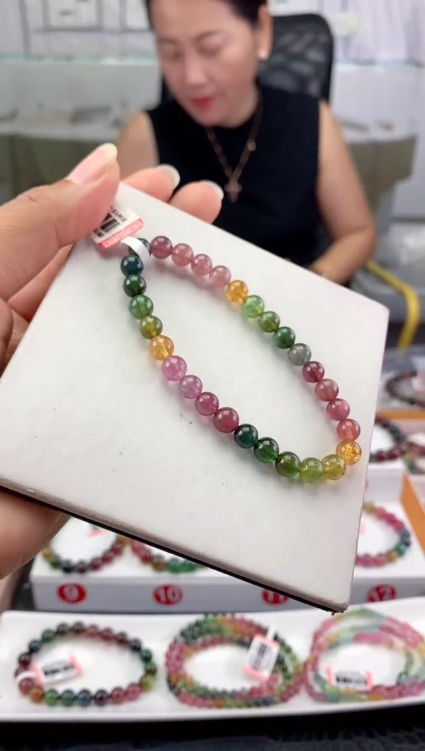 未镶嵌手串碧玺 多样性发一条