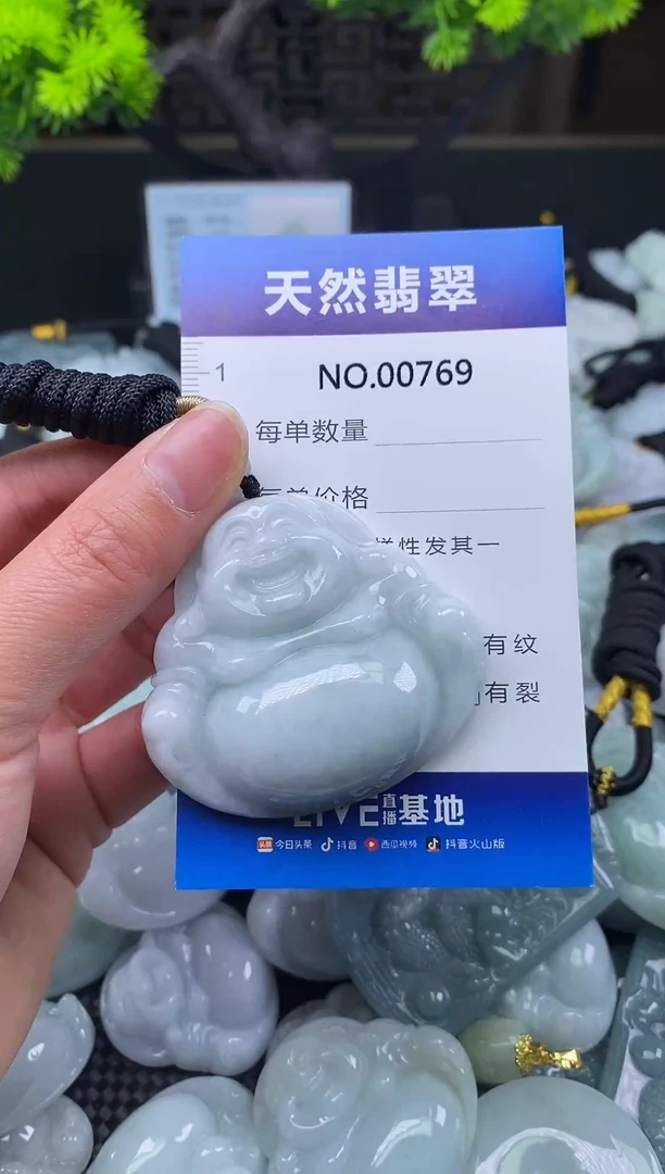 颈饰未镶嵌翡翠天然缅甸翡翠769