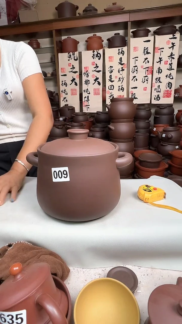 宜兴紫砂微瑕4升小蛮腰009