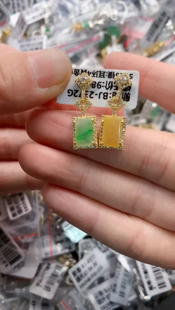 银S925镶嵌戒指翡翠111    4