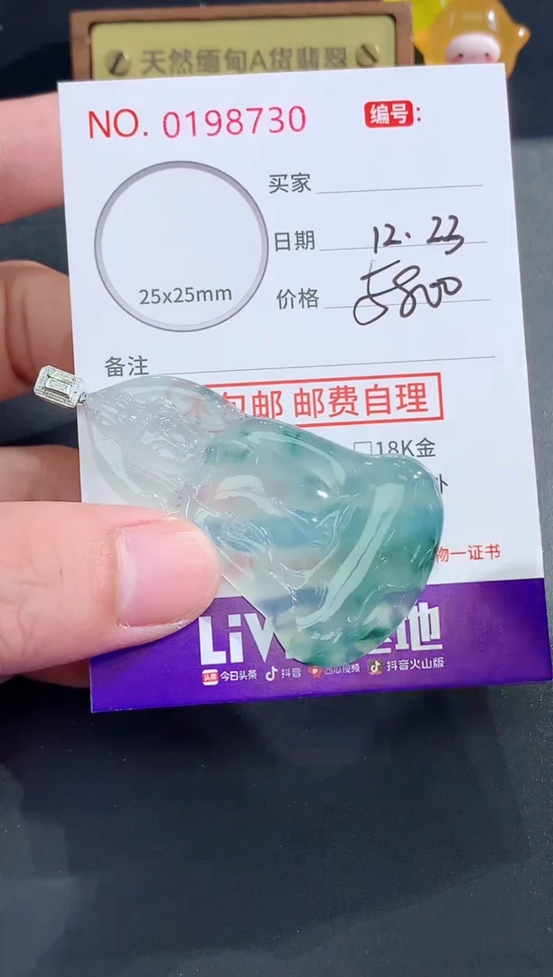 颈饰未镶嵌翡翠永***远天然缅甸A货翡翠