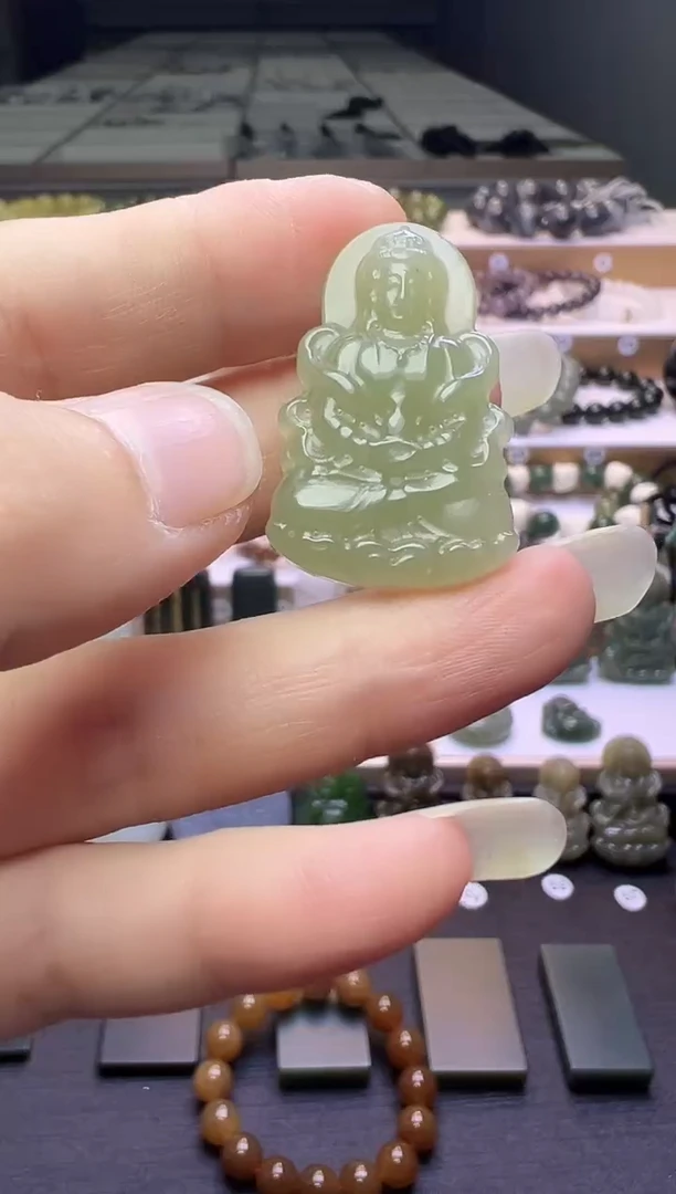 颈饰未镶嵌和田玉78号链接约卡34*20*5