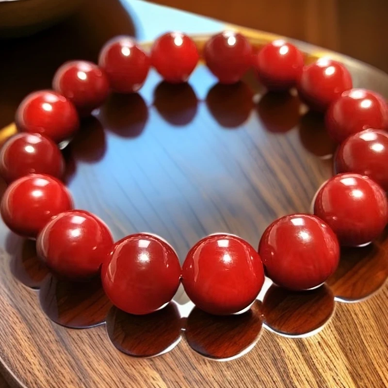 【富贾精选】琥珀木血龙木13mm×16颗手串时尚潮流百搭送女士文玩