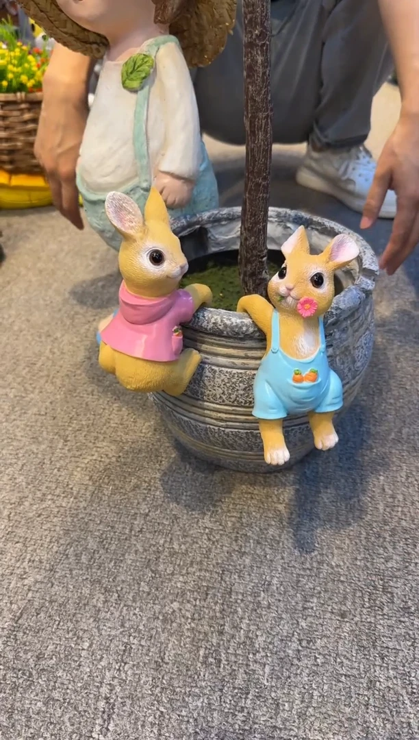 无花朵花园庭院摆件&00&