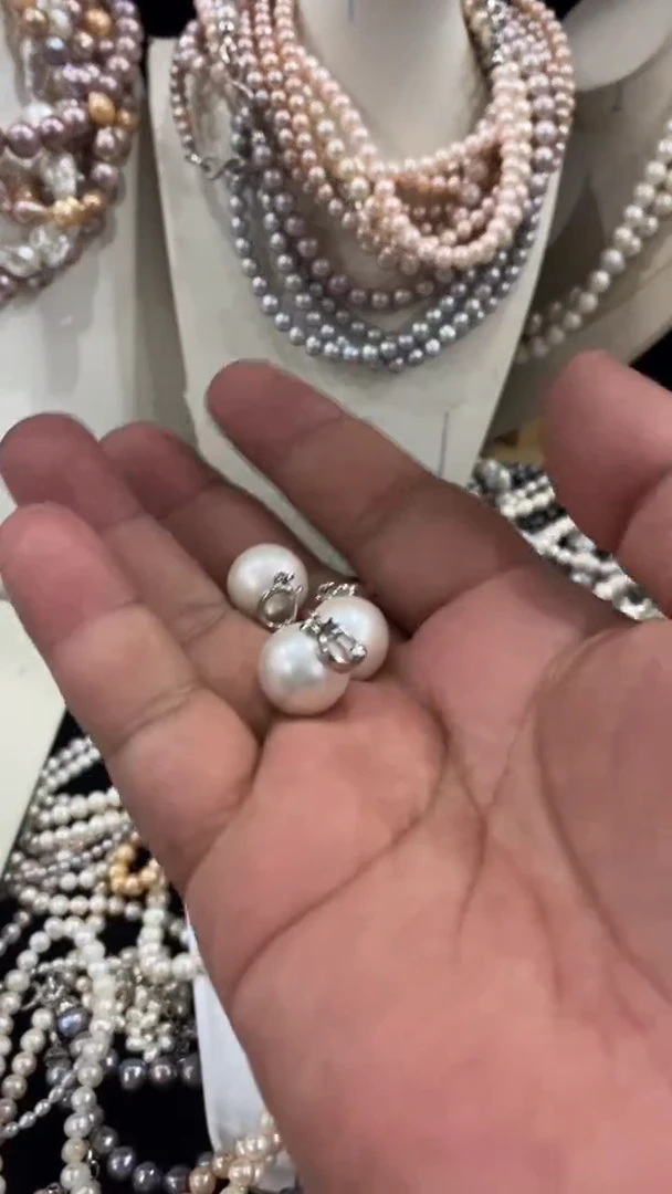 项链合金淡水珍珠1