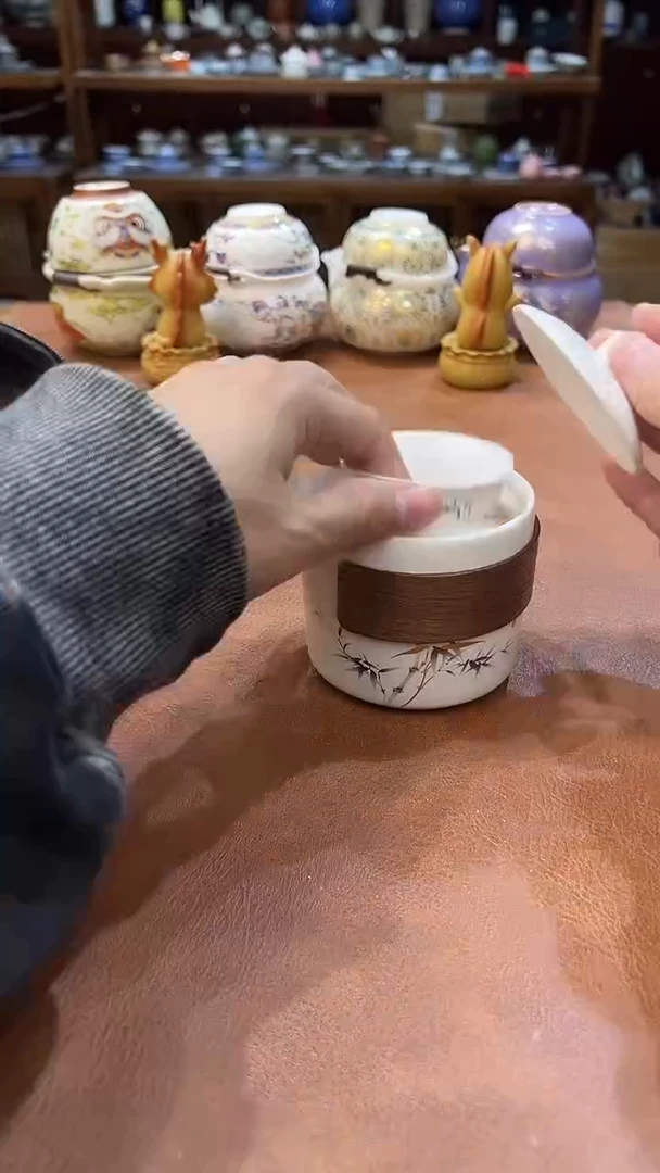 真的很便宜会开片的旅行茶具