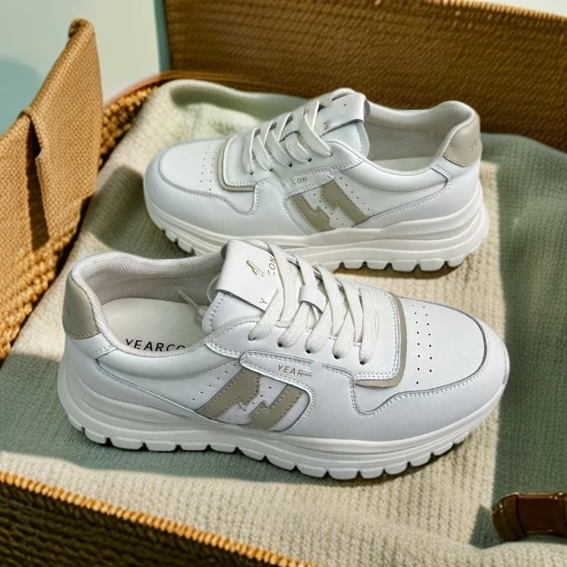 牛皮爆款四季休闲小白鞋板鞋百搭舒适款49638