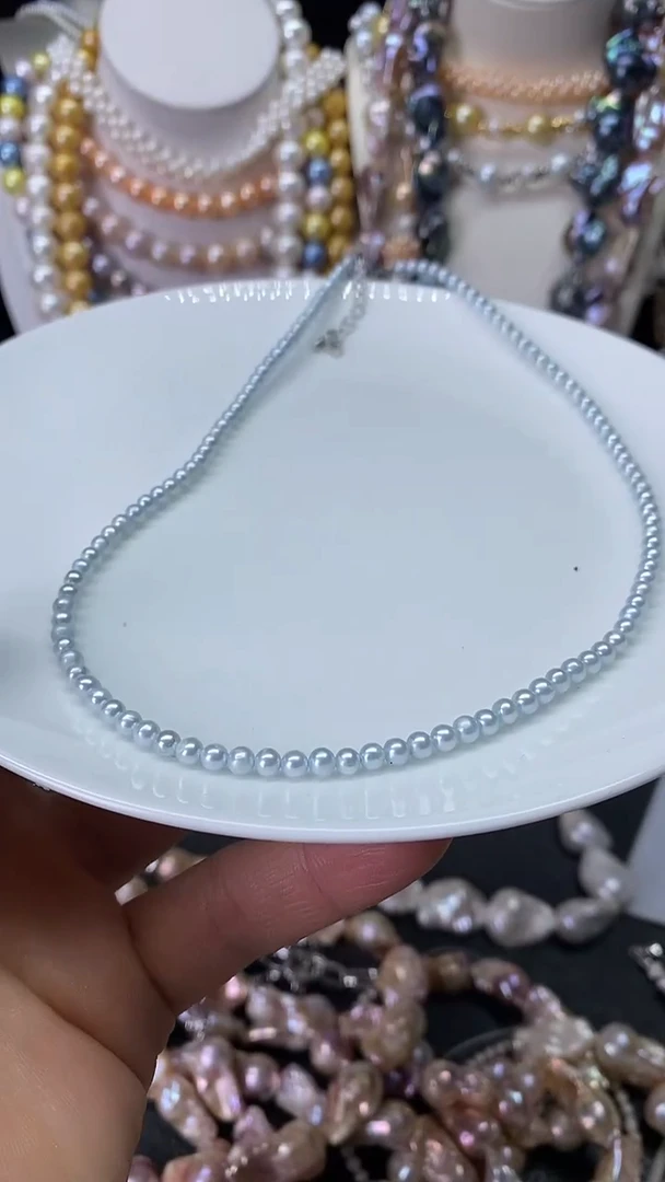 颈饰未镶嵌淡水珍珠多人