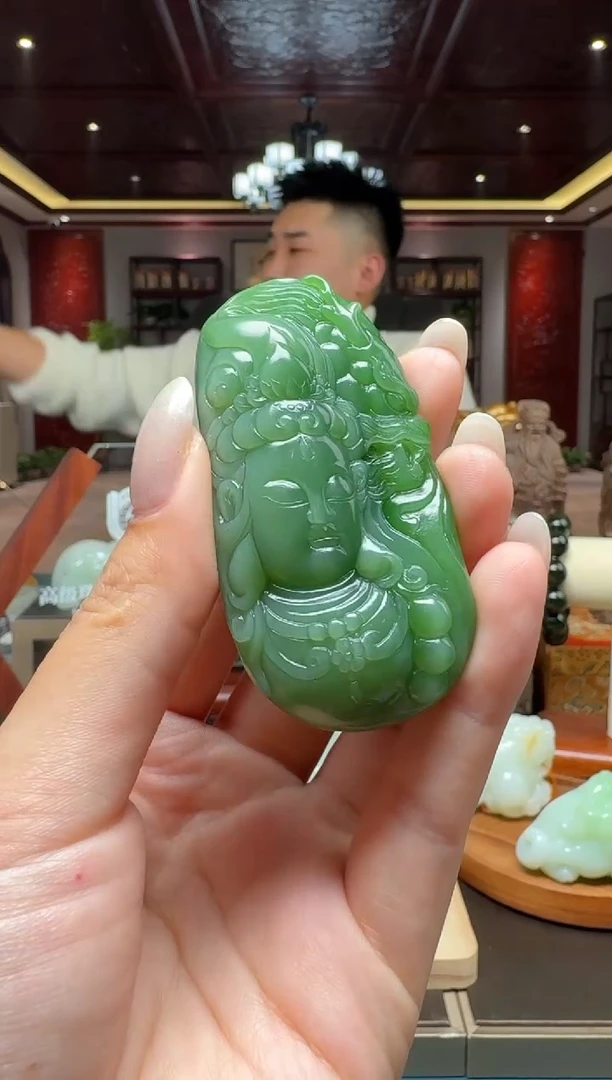 未镶嵌和田玉挂件by