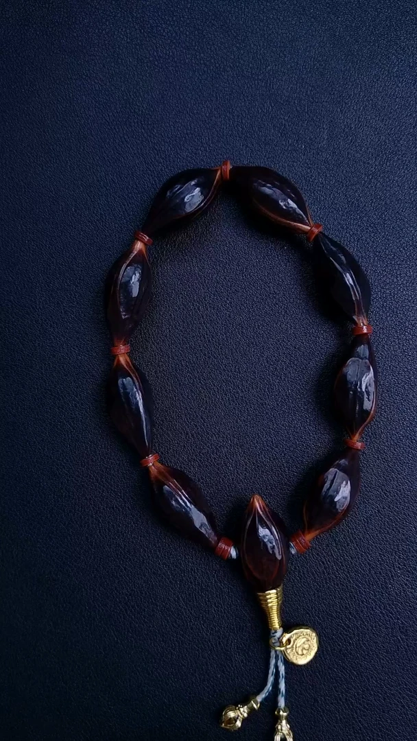 手串/手链橄榄核【紫皮素核】1.4